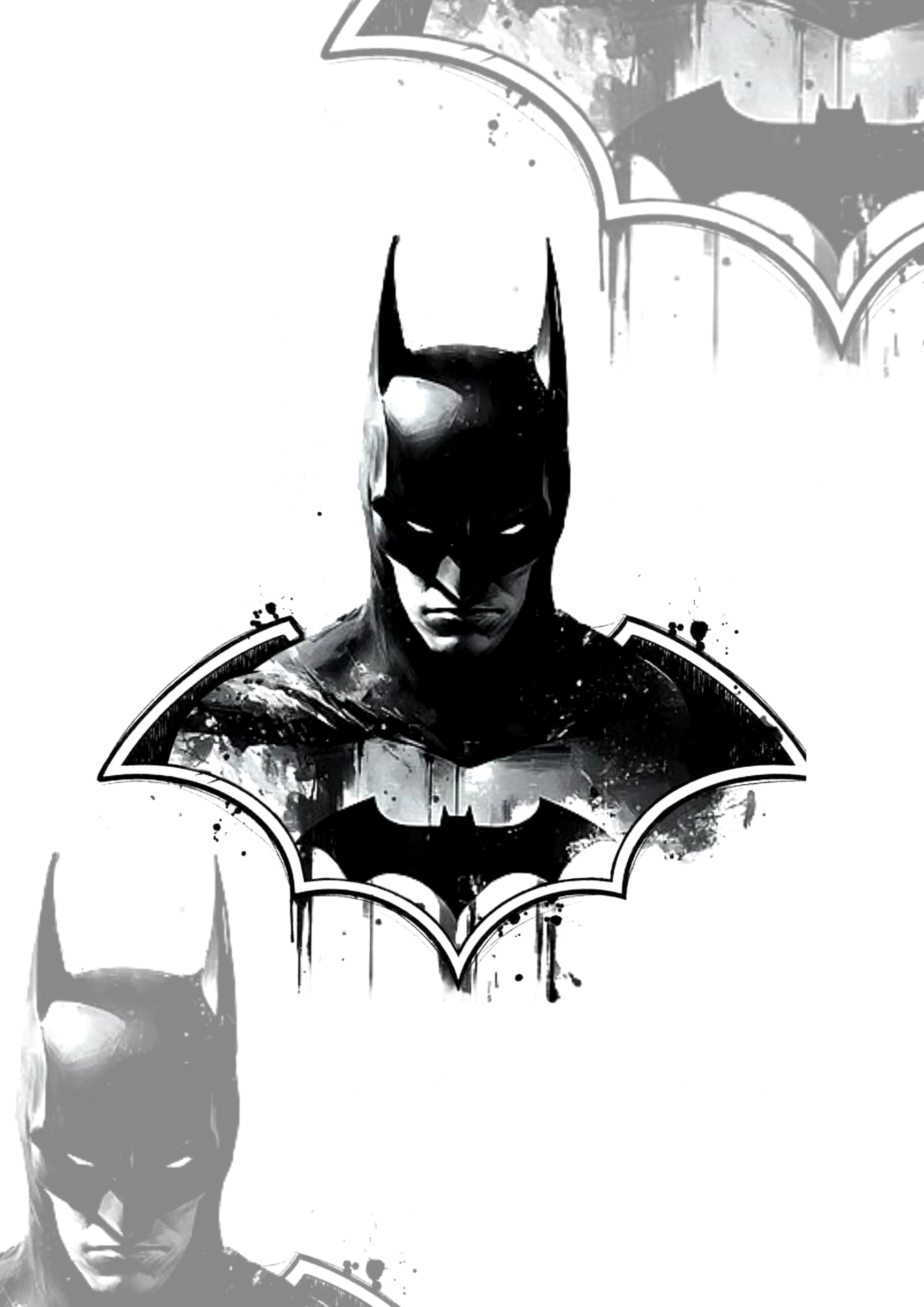 Batman - flash autoral de Guilherme - 10x10 cm