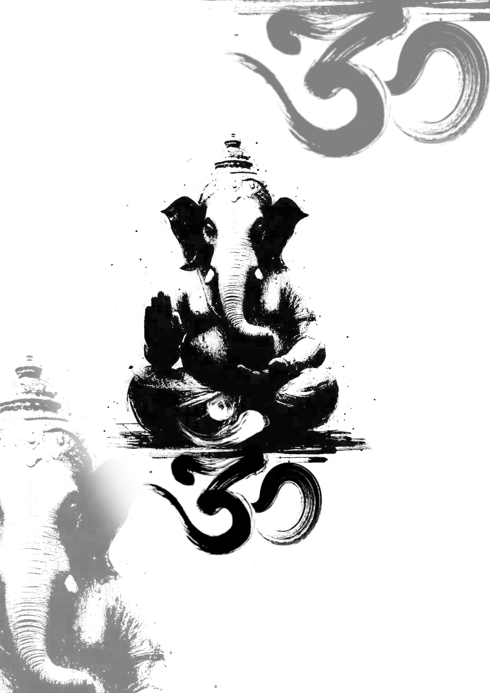 Ganesha - flash autoral de Guilherme - 12x8 cm