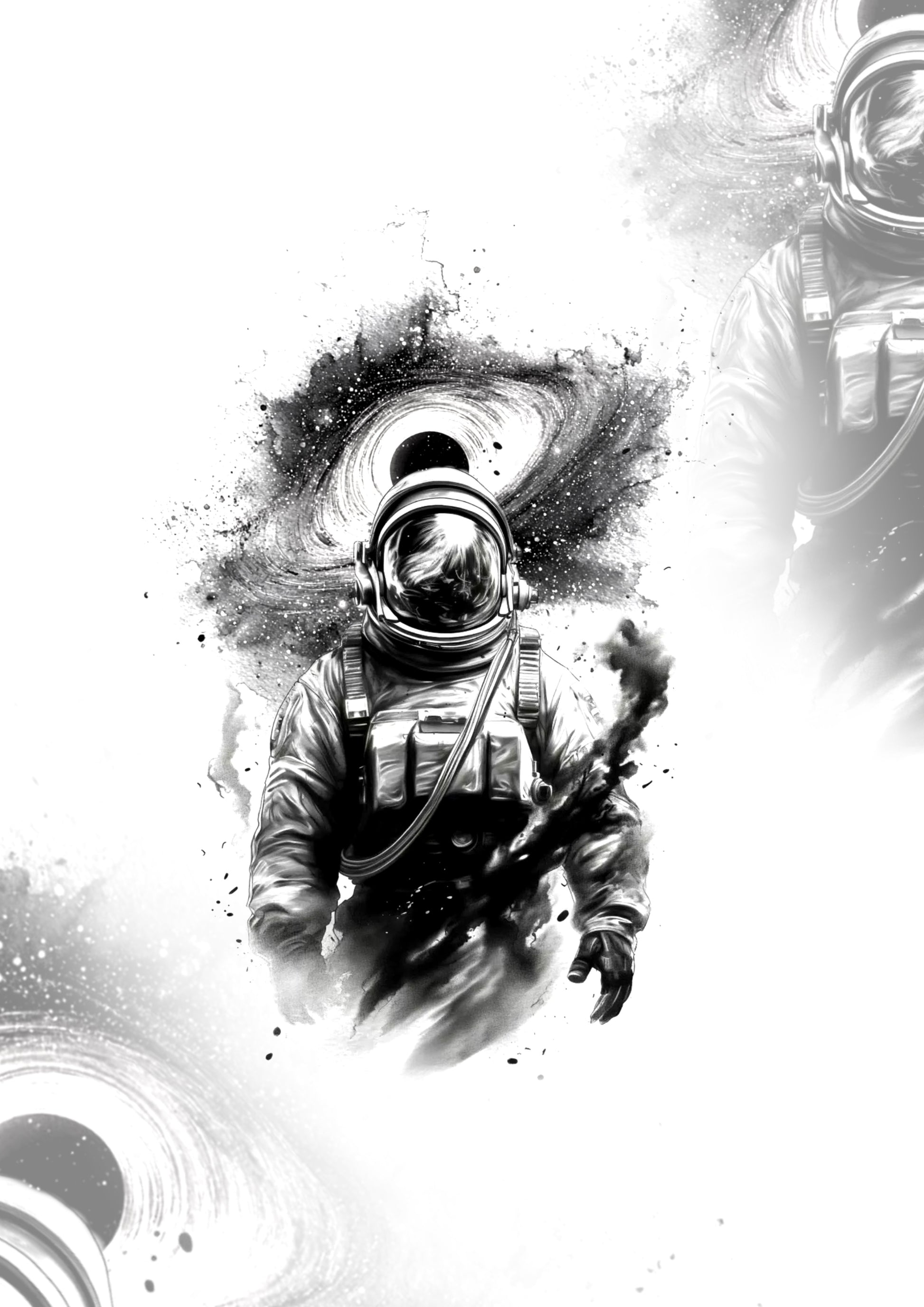 Astronauta - flash autoral de Guilherme - 14x9 cm