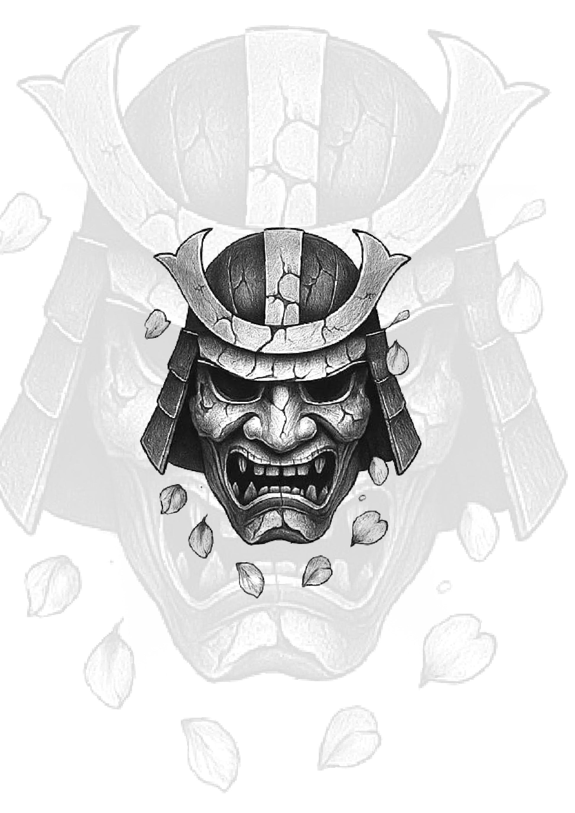 Realismo Máscara samurai 10cm [EXCLUSIVO] - Tatuador Boy