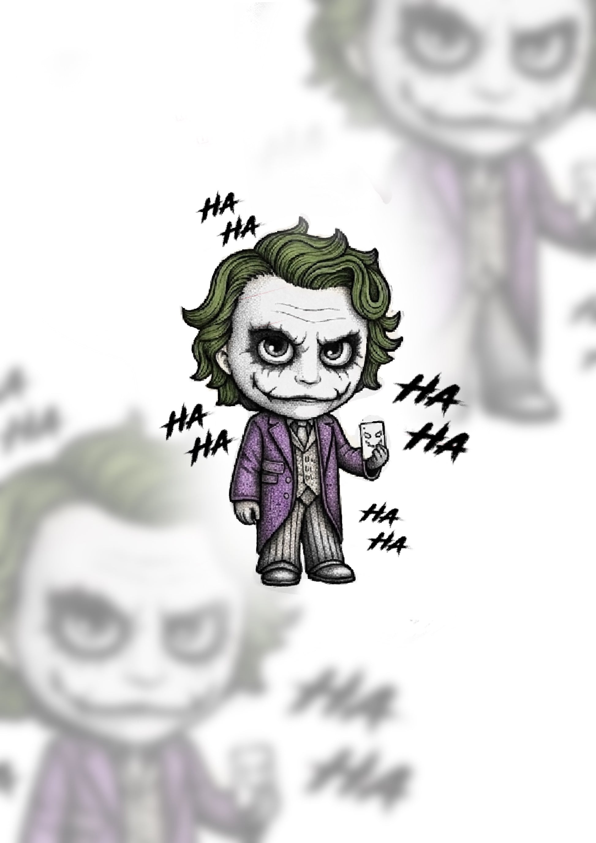 Coringa - flash autoral de Boy - 10 cm