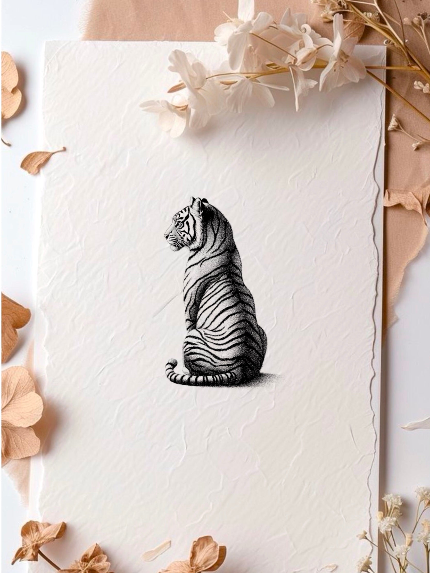 Whipshading Tigre 12 cm [EXCLUSIVO] - Tatuador Miranda
