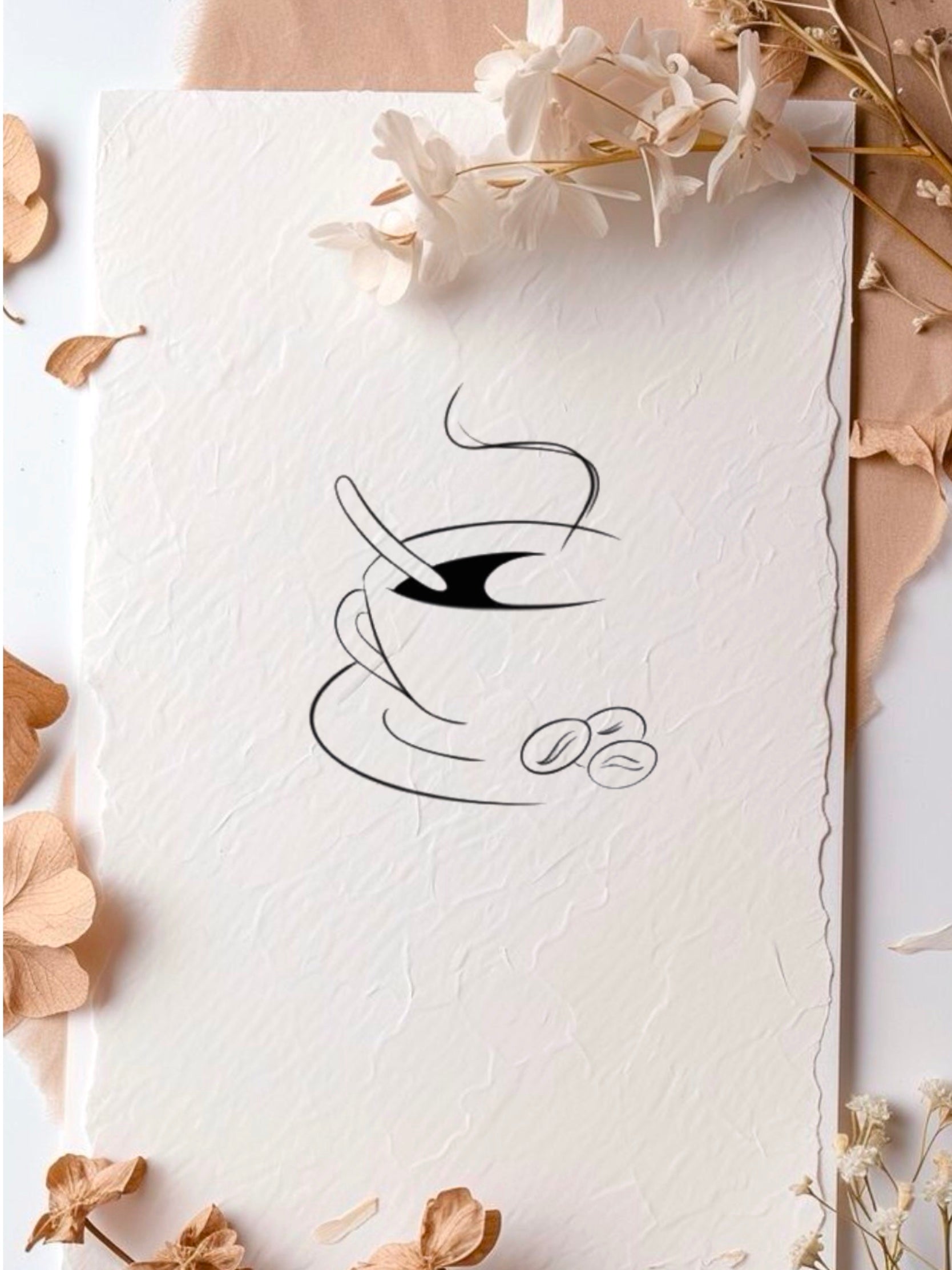 Fine Line Xícara de Café 5cm - Tatuador Miranda