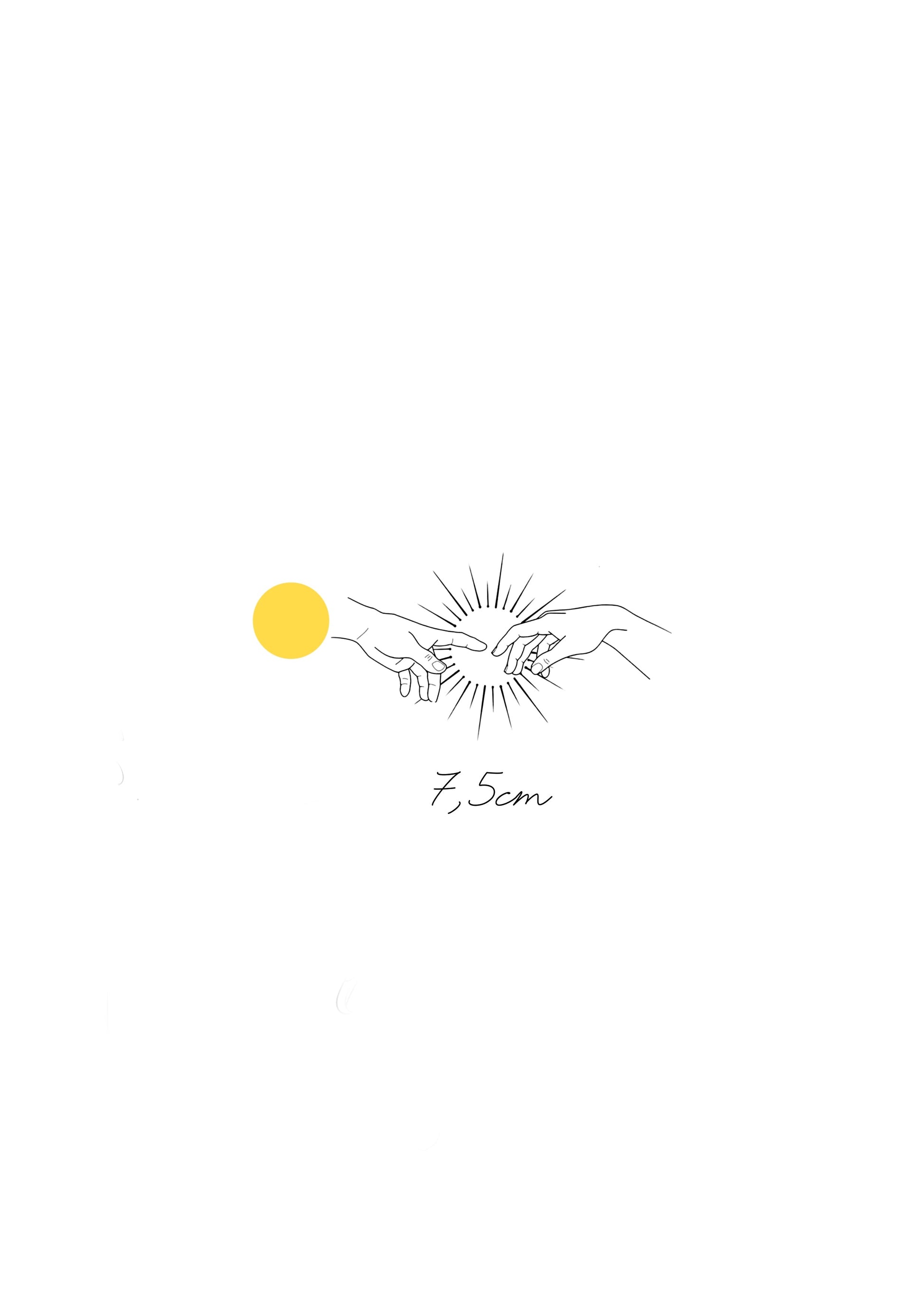 Fineline Toque Divino 7,5cm - Tatuador Clayton